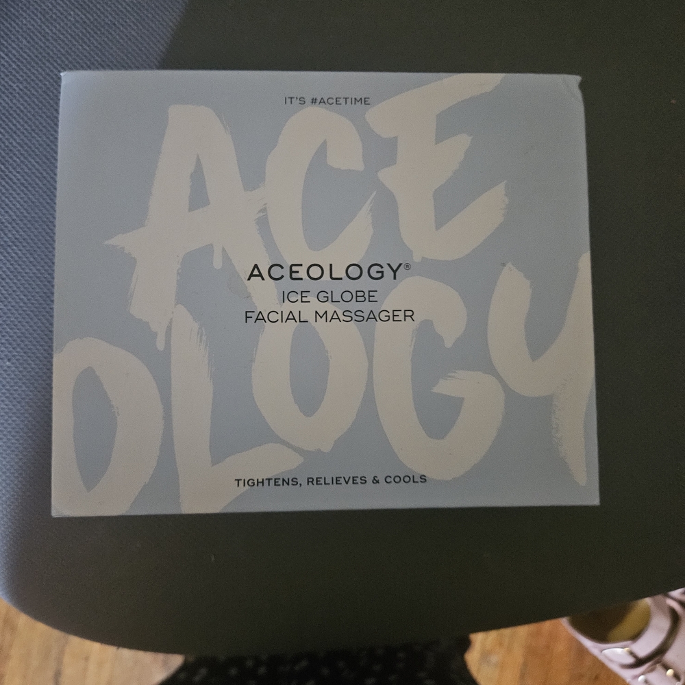 Aceology Ice Globe Facial Massager - Blue